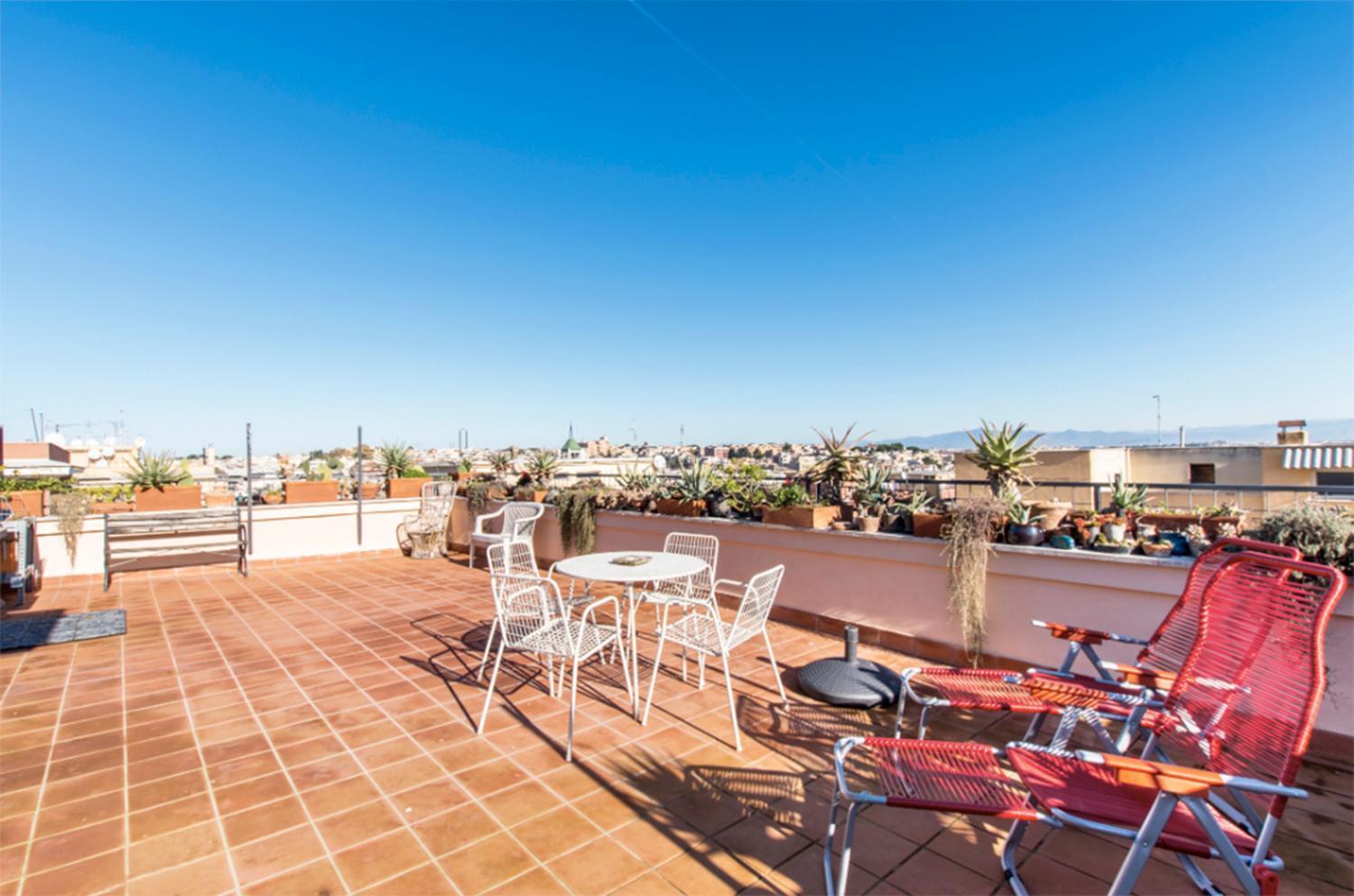 Rosa'S Terrace Roma Panoramic Penthouse Exterior foto